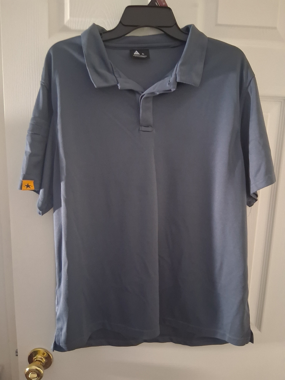 Zity Men’s Slate Blue Short-Sleeve Polo